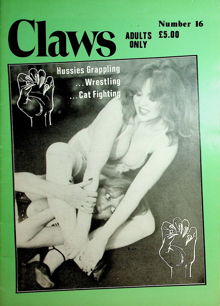 Claws Magazine Women Wrestling/ Catfighting #16 1980's 031320lm-ep