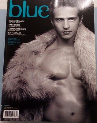 Blue Gay Over-Sized Magazine Julian McMahon #56 May 2005 050416lm-ep - Used