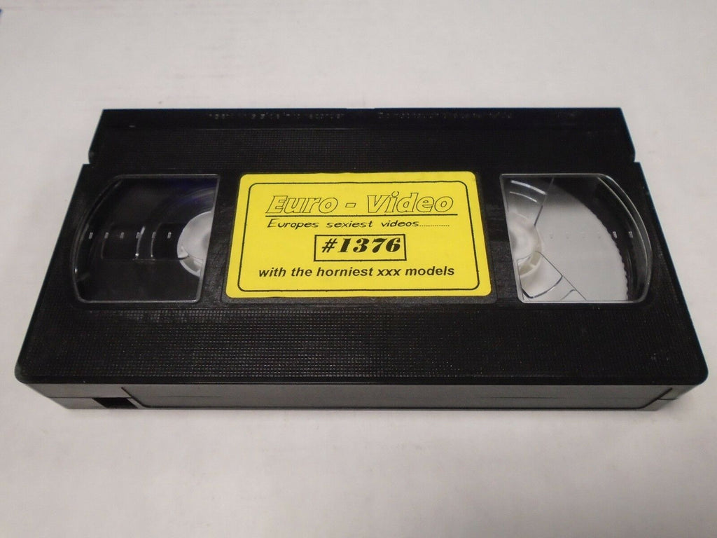 Euro-Video #1376 Horniest XXX Models European Vintage Adult VHS 011519AMP2