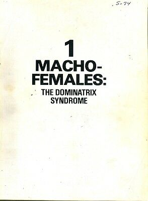 Macho-Females Dominatrix Syndrome #1 1980 Readers copy 051118lm-ep