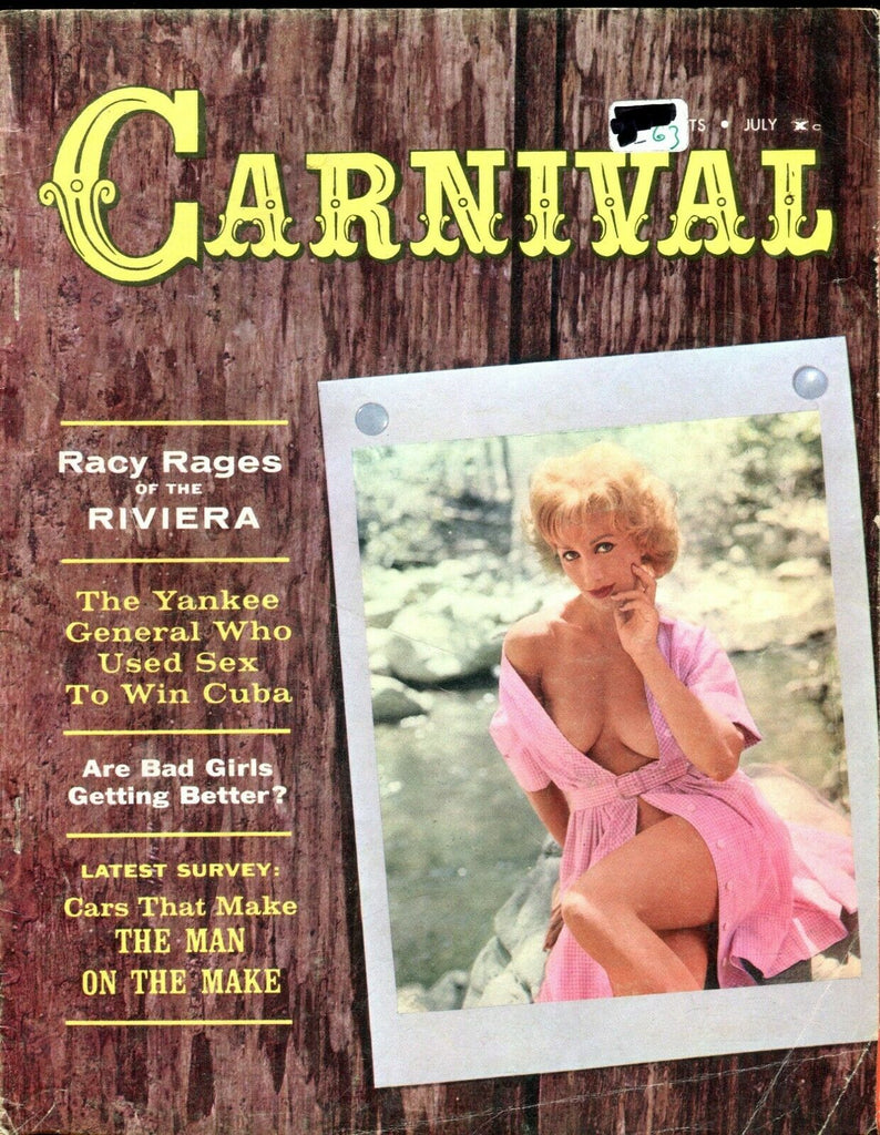 Carnival Magazine Cover Girl Phyllis Brandon July 1963 070519lm-ep - Used