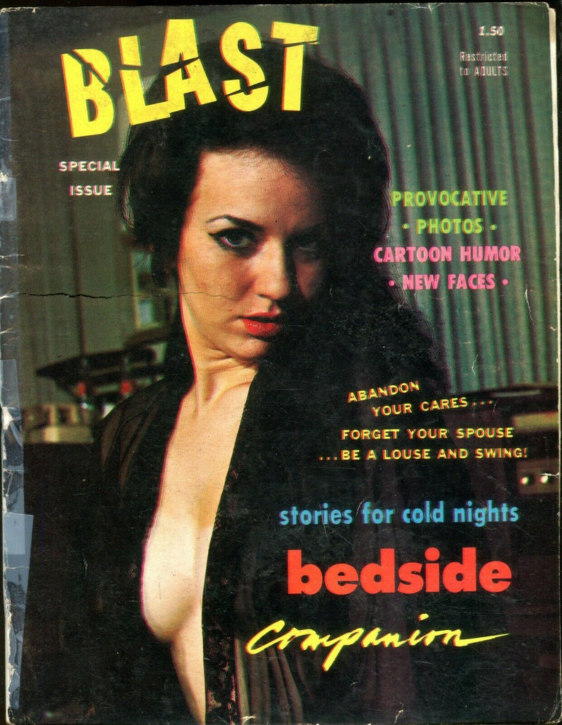 Blast Busty Magazine Bedside Companion April 1966 101819lm-ep