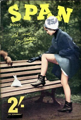 Span Pin-Up Girls Digest Sylvia Terenes #127 March 1965 122817lm-ep