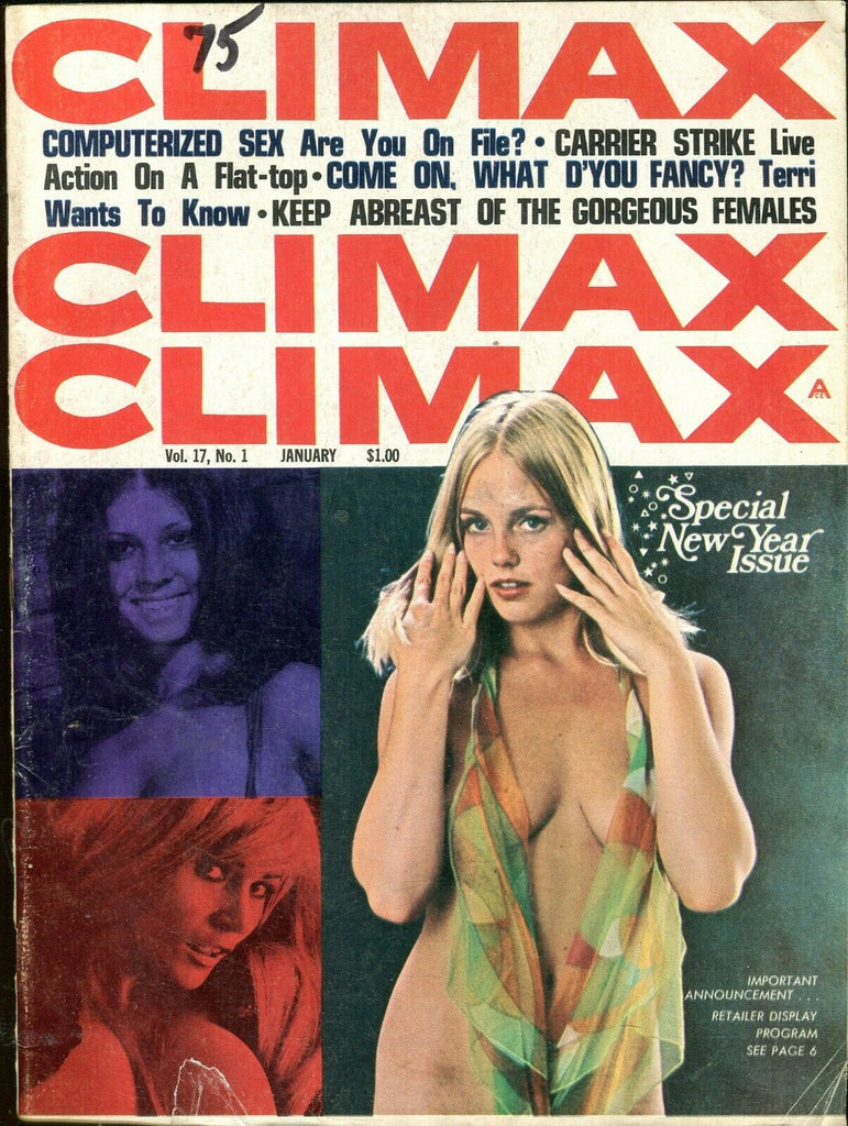 Climax Climax Magazine Uschi Digart January 1971 New Years Issue 080819lm-ep