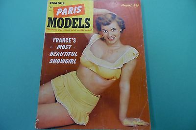 Paris Models Magazine France's Most Beautiful Show Girls August 1952 071316lm-ep