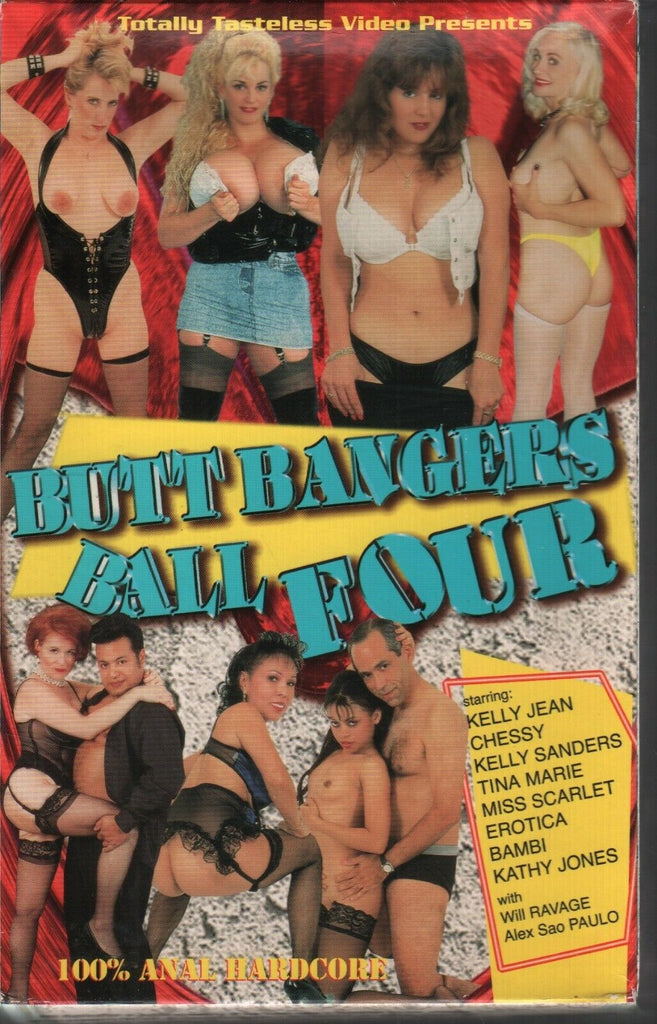 Butt Bangers Ball 4 Kelly Jean Kelly Sanders Tina Marie Adult VHS 081319AMP3