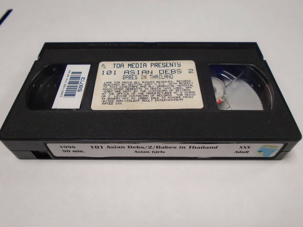 101 Asian Debs 2 Babes in Thailand Asian 1996 90mins Adult VHS 011119AMP2