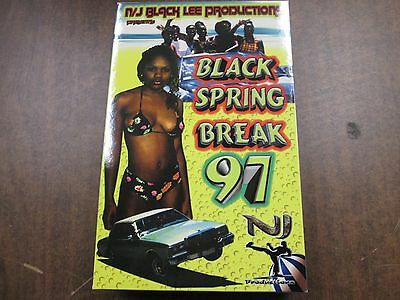 Black Spring Break 97 NJ Black Lee Prod FIlm NM Adult VHS CLEARANCE 071615amp4