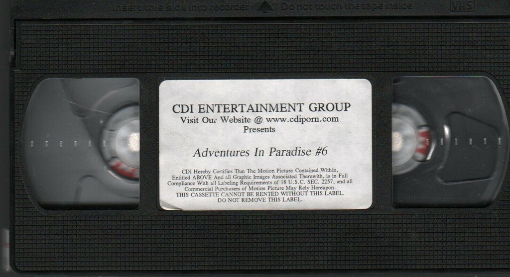 Adventures in Paradise #6 CDI Ent Adult VHS 021720AMP