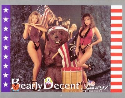 Bearly Decent Spirit of '97 Porn Star Calendar