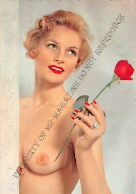 Adult Picard Paris Vintage 4x6 Beautiful Blonde Pinup Posing Nude Sexy 206XV