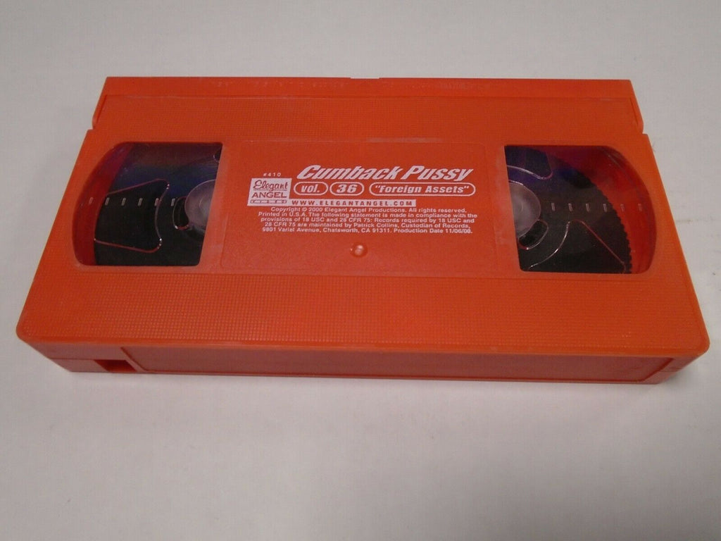 Cumback Pussy Vol 36 Foreign Assets Elegant Angel Adult VHS 022119AMP
