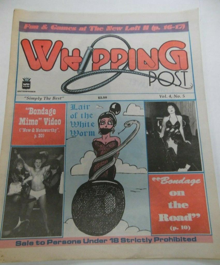 Whips Post Newspaper Bondage On The Road vol.4 #5 1994 120719lm-ep