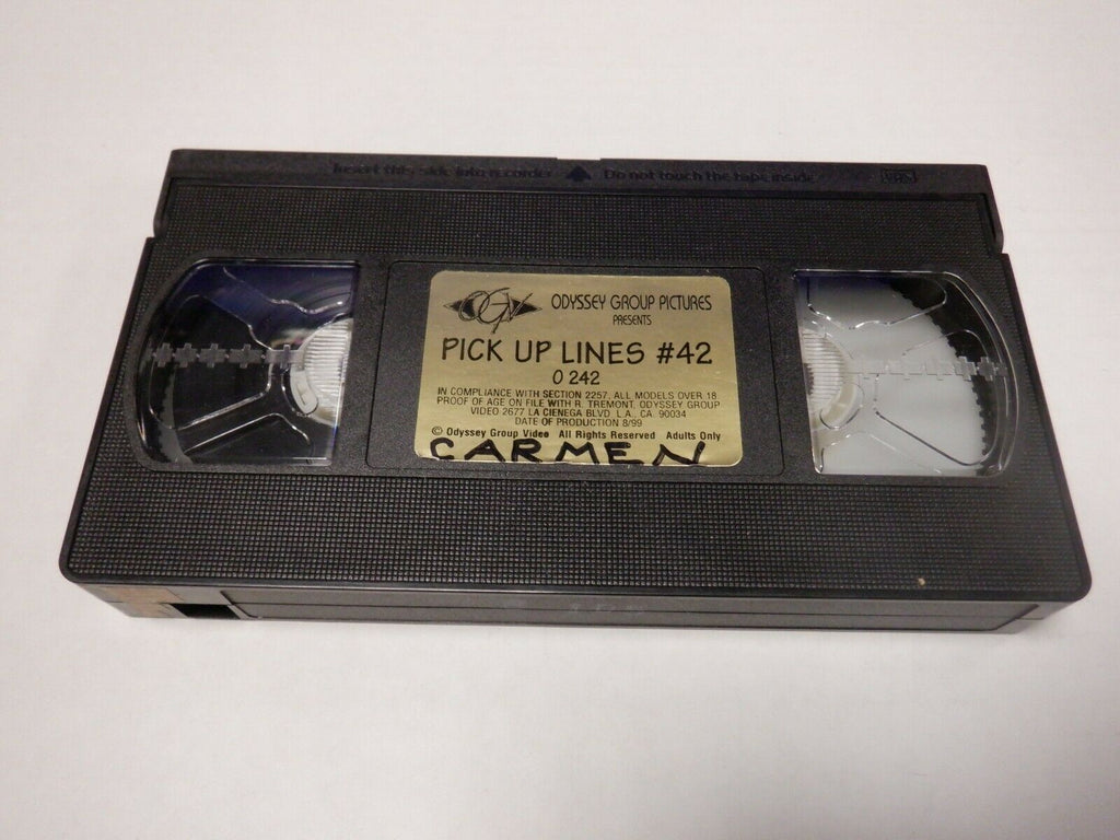 Pick Up Lines #42 Carmen Odyssey Group Pictures Adult VHS 123019AMP