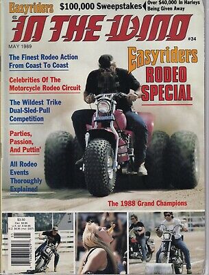 Easyriders In The Wind Magazine Rodeo Special 1988 Champs May 1989 022619REP