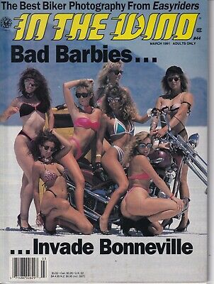 Easyriders In The Wind Magazine Barbies Invade Bonneville March 1991 022619REP