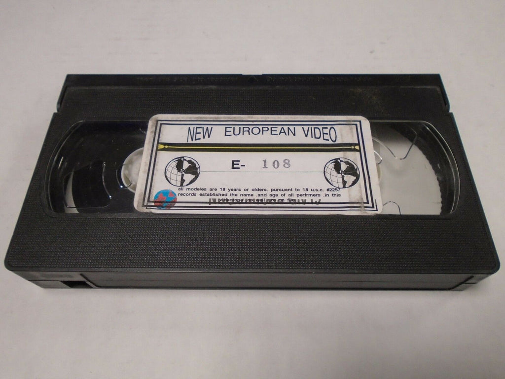 New European Video 108 Horniest XXX Models Europe Vintage Adult VHS 011619AMP