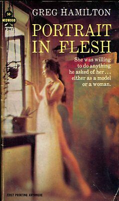 Portrait In Flesh Novel by Greg Hamilton 1963 Midwood 1st Print 121917lm-ep