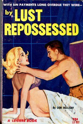 By Lust Repossessed Novel by Don Holliday 1964 Leisure Book 042314lm-epa