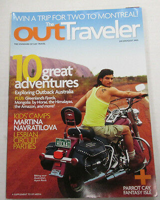 Out Traveler Gay Adult Magazine Martina Navratilova August 2005 102014lm-ep