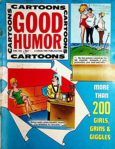 Good Humor Cartoons Adult Magazine Girls, Grins & Giggles May 1969