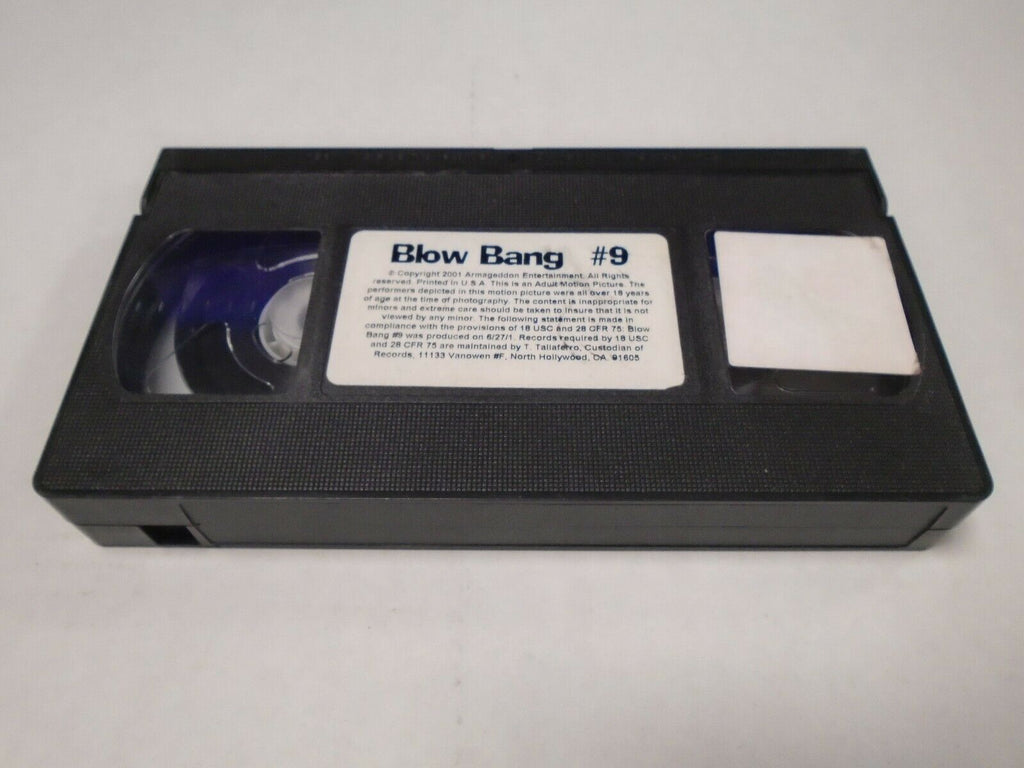 Blow Bang #9 2001 Armageddon Ent Adult VHS 031819AMP2