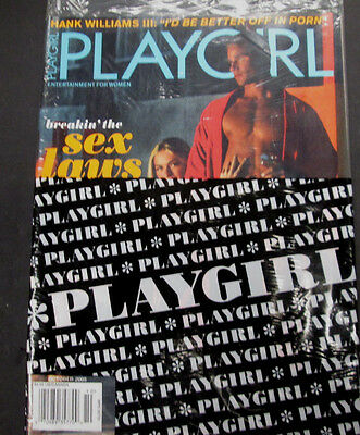 Playgirl Adult Magazine Hank Williams October 2005 new/sealed 032415lm-ep