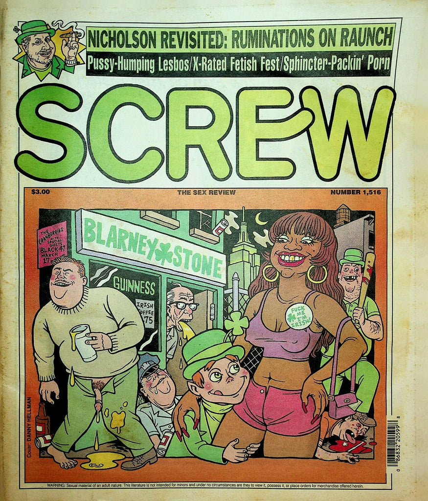 Screw Newspaper Jack Nicholson Interview #1516 March23, 1998 022720lm-ep