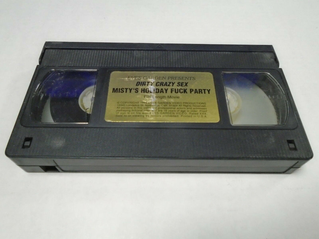 Dirty Crazy Sex Misty's Holiday Fuck Party 1994 Vintage Adult VHS 041819AMP2