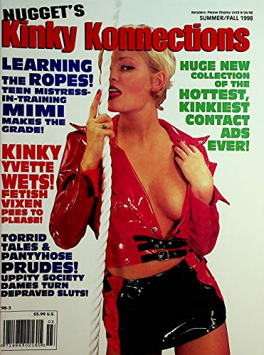 Nugget's Kinky Konnections Magazine Cover Girl Kinky Vette Summer / Fall 1998