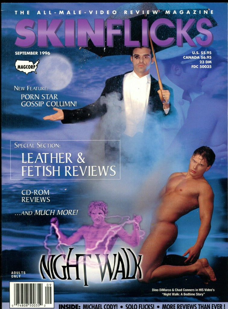 Skin Flicks Gay Magazine Dino DiMarco September 1996 Magcorp 051519lm-ep