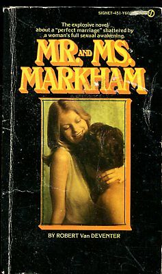 Mr. And Ms. Markham Adult Novel by Robert Van Deventer 1974 032818lm-ep
