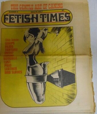 Fetish Times Newspaper Gentle Art Of Caning #2 1973 052518lm-ep