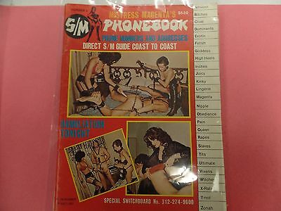 Mistress Magenta's Phone Book Adult Magazine Direct S/M Guide #1 040116lm-ep