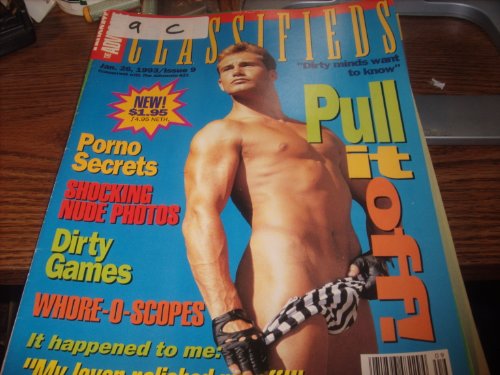 Advocate Classified Men's Gay Magazine Issue #9 Pull It Off, Porno Secrets