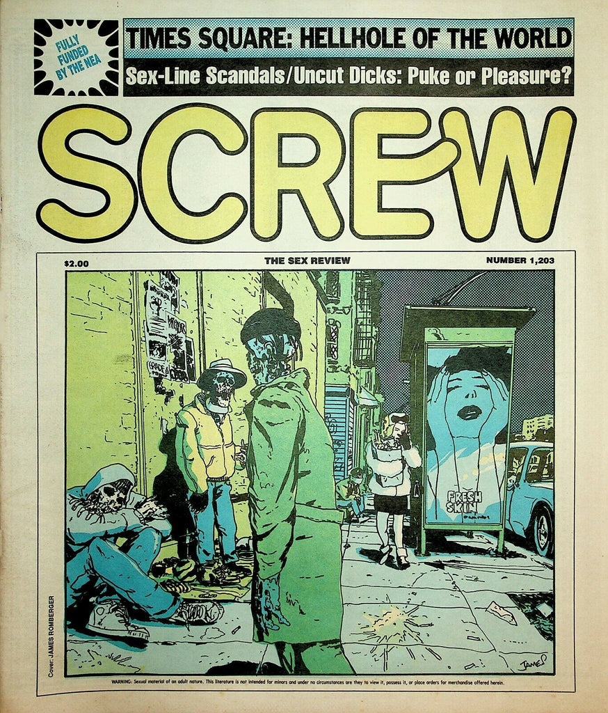 Screw Newspaper Sex-Line Scandals #1203 March 23, 1992 022220lm-ep