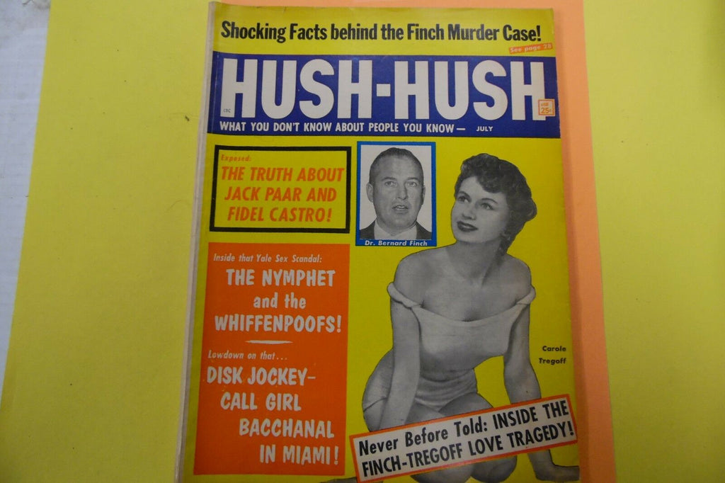 Hush-Hush Magazine Carole Tregoff July 1960 CLEARANCE 110916lm-ep5