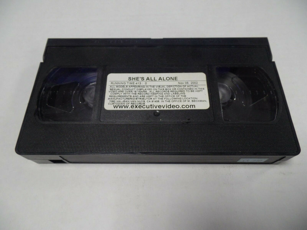 She's All Alone 413mins 2002 Executive Video Adult VHS 052219AMP