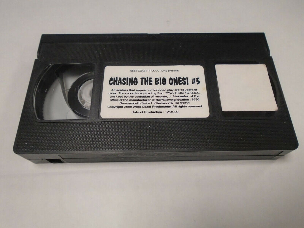 Chasing the Big Ones #5 West Coast Productions 2000 Adult VHS 070519AMP