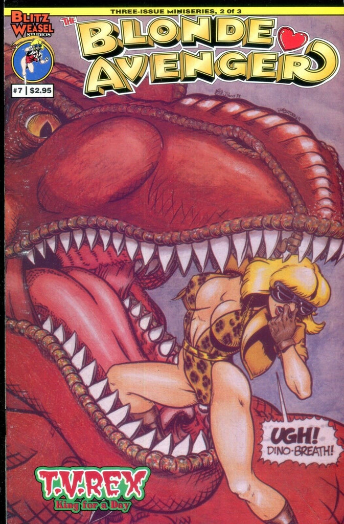 Blood Avenger Comic #7 1995 Blitz Weasel Studios 010719lm-ep