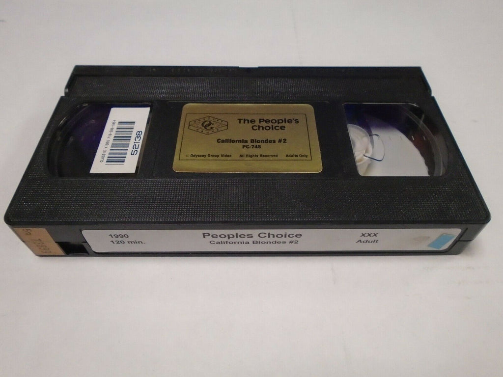 The People's Choice California Blondes #3 1990 120mins Adult VHS 022619AMP2