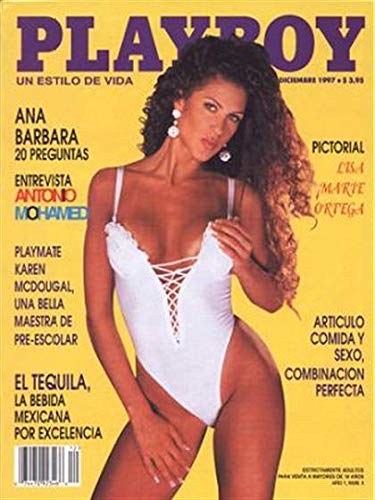 Playboy Mexico Mexican Edition Adult Magazine December 1997 Karen McDougal PMOM