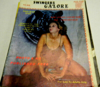 Swingers Galore Adult Magazine"Personnal Ads" March 1990 vg 071313lm-ep
