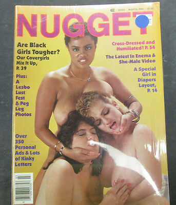 Nugget Adult Magazine Lesbo Lust Fest March 1986  040626lmp