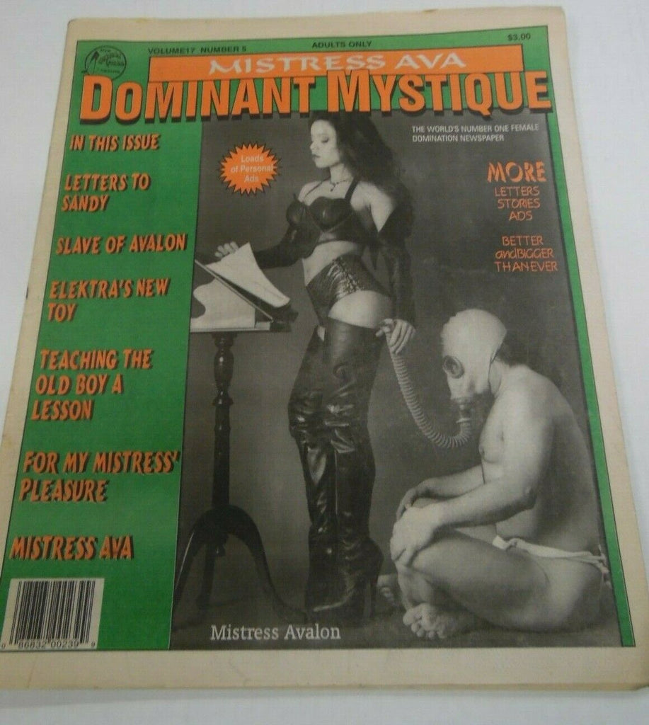 Dominant Mystique Newspaper Mistress Ava vol.17 # 5 1995 121419lm-ep2