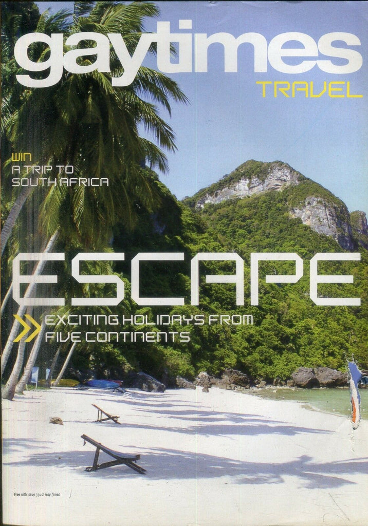 Gay Times Magazine Escape-5 Continents 121818lm-ep