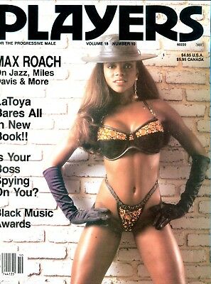 Players Magazine LaToya Jackson vol.18 #10 1990 011618lm-ep