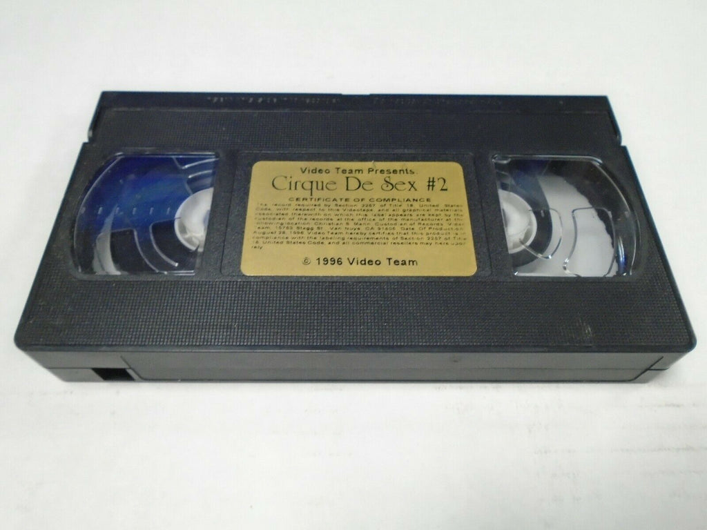 Cirque De Sex #2 1996 Video Team Adult VHS 041819AMP3