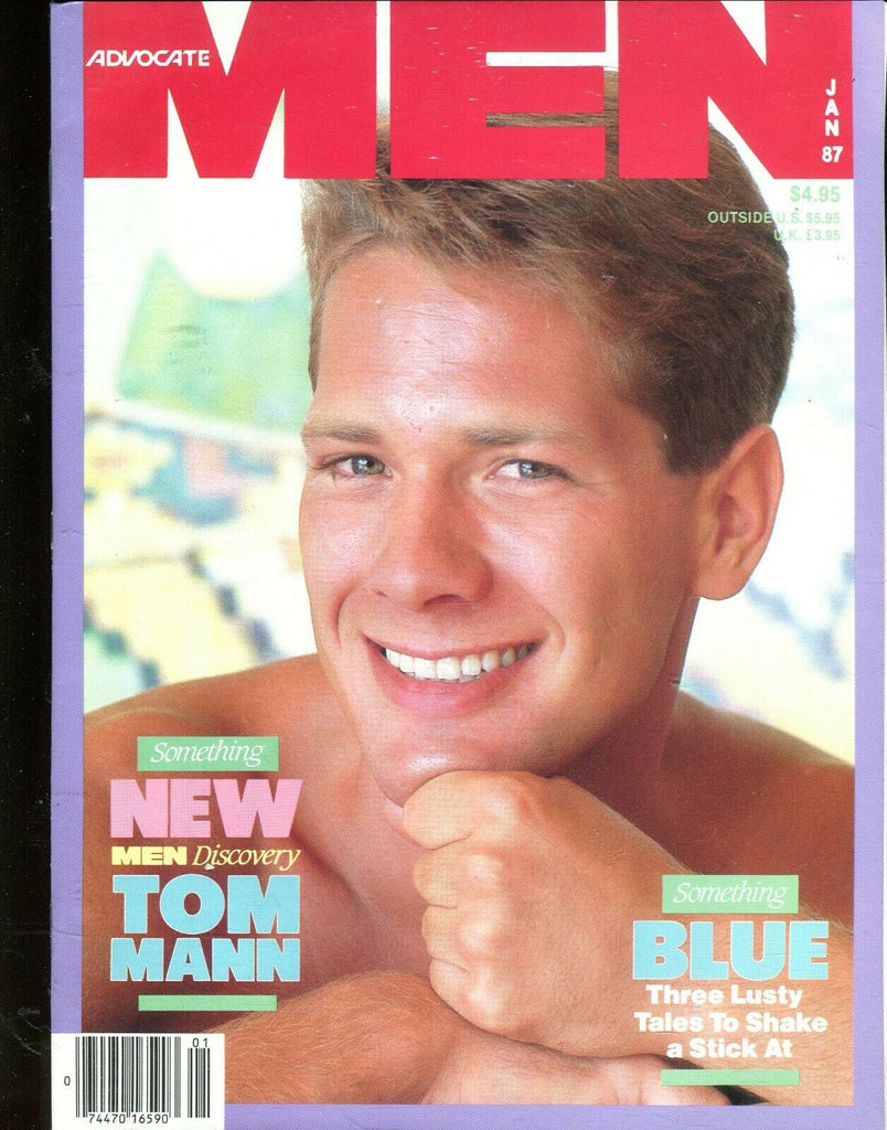 Advocate Men Gay Magazine Tom Mann January 1987 090419lm-ep