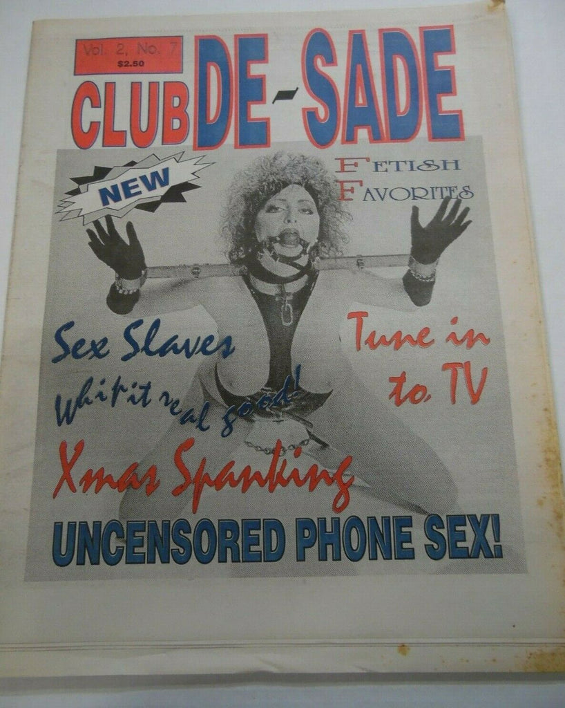 Club De-Sade Fetish Newspaper Xmas Spanking Vol.2 #7 013020lm-ep